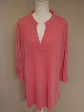 Pink Honeyme Curvy Tunic. XL. NWT!